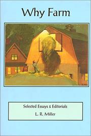 Cover of: Why Farm by L. R. Miller, Lynn R. Miller