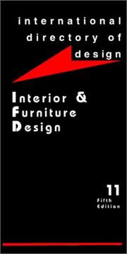 Cover of: IDD5: Interior & Furniture Design: International Directory of Design, volume 11