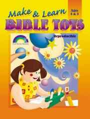 Cover of: Make and Learn Bible Toys: Ages 4&5