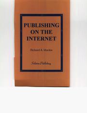 Cover of: Publishing On The Internet by Richard MacKie
