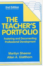 Cover of: The Teacher's Portfolio by Marilyn Sheerer; Allan A. Glatthorn