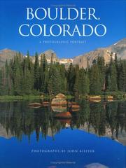 Cover of: Boulder, Colorado: A Photographic Portrait