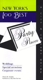 Cover of: New York's 100 Best Party Places by Hilarie Sheets