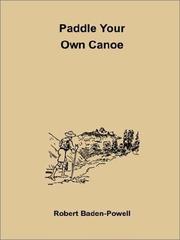 Cover of: Paddle Your Own Canoe