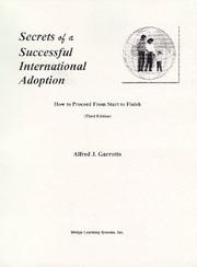 Cover of: Secrets of a Successful International Adoption