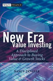 Cover of: New Era Value Investing: A Disciplined Approach to Buying Value and Growth Stocks