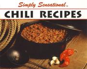 Cover of: Simply Sensational: Chili Recipes (Simply Sensational)