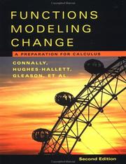 Functions modeling change by Eric Connally