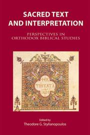 Cover of: Sacred Text and Interpretation by Theodore G. Stylianopoulos