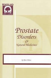 Cover of: Prostate Disorders and Natural Medicine (Woodland Health Series)