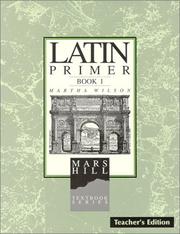 Cover of: Latin Primer 1 Teacher's Edition by 