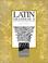 Cover of: Latin Grammar II