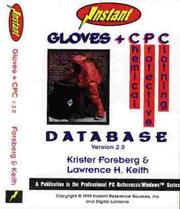 Cover of: Instant Gloves + CPC Database by Lawrence H. Keith, Krister Forsberg
