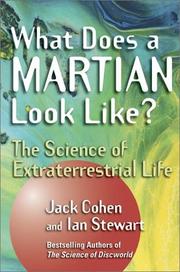 Cover of: What Does a Martian Look Like? by Jack Cohen, Ian Stewart