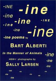 The -ine poems by Bart Alberti