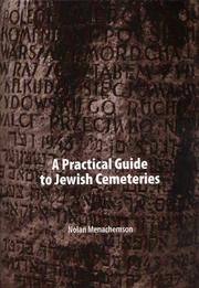 Cover of: Practical Guide to Jewish Cemeteries by Nolan Menachemson, Nolan Menachemson