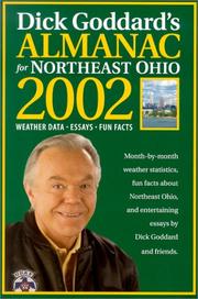 Cover of: Dick Goddard's Almanac for Northeast Ohio 2002 (Dick Goddard's Almanac for Northeast Ohio)