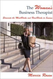 Cover of: The Woman's Business Therapist  by Marcia Rosen