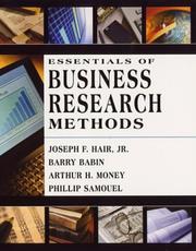 Cover of: Essentials of business research methods