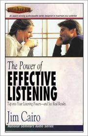 Cover of: The Power of Effective Listening