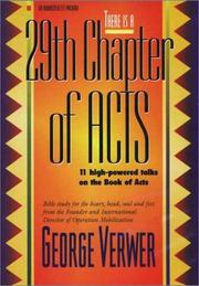 Cover of: There Is a 29th Chapter of Acts by George Verwer