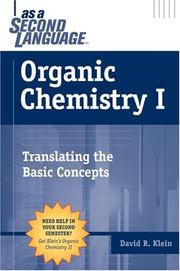 Cover of: Organic Chemistry 1 as a Second Language: Translating the Basic Concepts