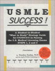 Cover of: Usmle Success by Stanley Zaslau, Stanley Zaslau