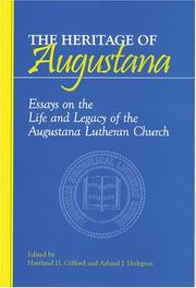 Cover of: The Heritage of Augustana by 