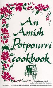 Cover of: An Amish Potpourri Cookbook