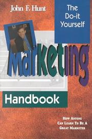 Cover of: The Do It Yourself Marketing Handbook: How Anyone Can Be a Great Marketer Not Applicable