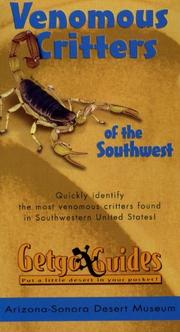 Cover of: Getgo Guide: Venomous Critters of the Southwest