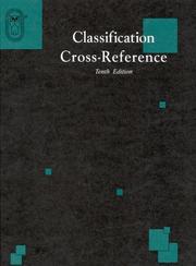 Cover of: Classification Cross-Reference