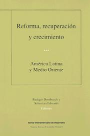 Cover of: Reforma, Recuperacion Y Crecimiento: America Latina Y Medio Oriente