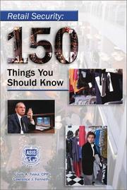 Cover of: Retail Security: 150 Things You Should Know
