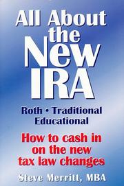Cover of: All About the New IRA  by Steve Merritt