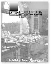 Cover of: Kitchen & Bathroom Installation Manual, Volume 2, Installation Project Management