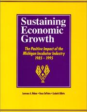 Front cover of Sustaining Economic Growth by Lawrence Molnar
