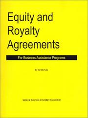 Cover of: Equity and Royalty Agreements for Business Assistance Programs
