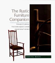 The Rustic Furniture Companion by Daniel Mack