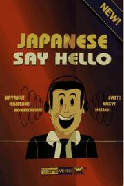 Cover of: Japanese Say Hello by Louis Aarons