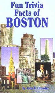 Cover of: Fun Trivia Facts of Boston (Fun Trivia Facts Series)