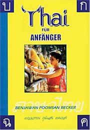 Cover of: Thai fuer Anfaenger Kassetten by Benjawan Poomsan Becker