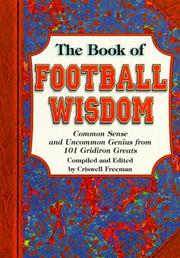 Cover of: Book of Football Wisdom by Criswell Freeman