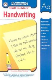 Cover of: Handwriting: Traditional Manuscript  | Clareen Arnold