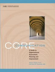 Cover of: Core Communication: A Guide to Organizational Assessment, Planning and Improvement