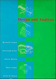 Cover of: Design and Analysis