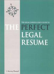 Cover of: The Perfect Legal Resume by 