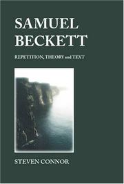 Cover of: Samuel Beckett by Steven Connor