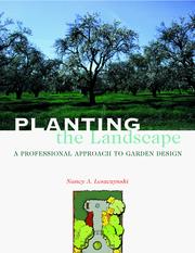 Cover of: Planting the landscape: a professional approach to garden design