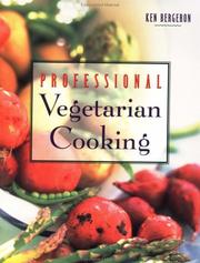 Cover of: Professional vegetarian cooking